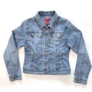 Southpole Girls Denim Trucker Stretch Jacket XL